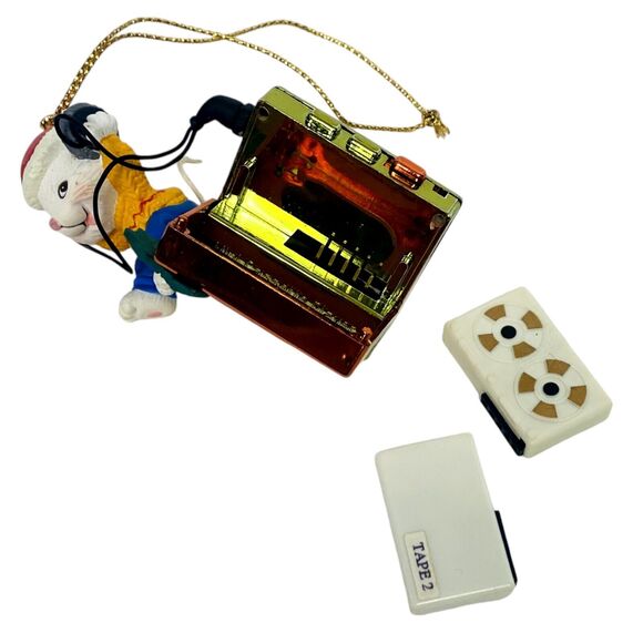 Christmas tree Ornament Lot Holiday Nativity Snowman Boots Pig Mouse Rat Vintage - Picture 15 of 16